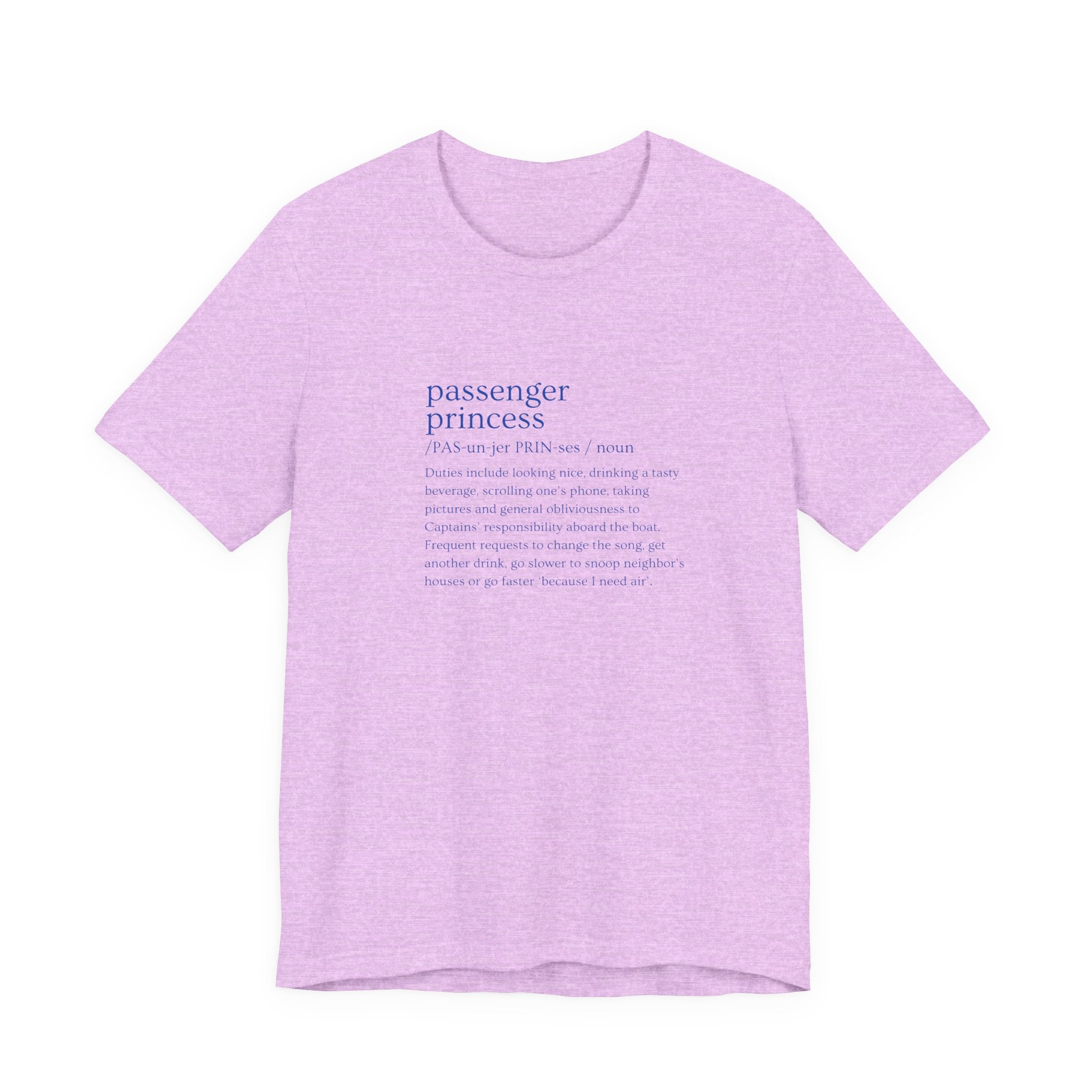 Passenger Princess Tee — Travel Definition Shirt