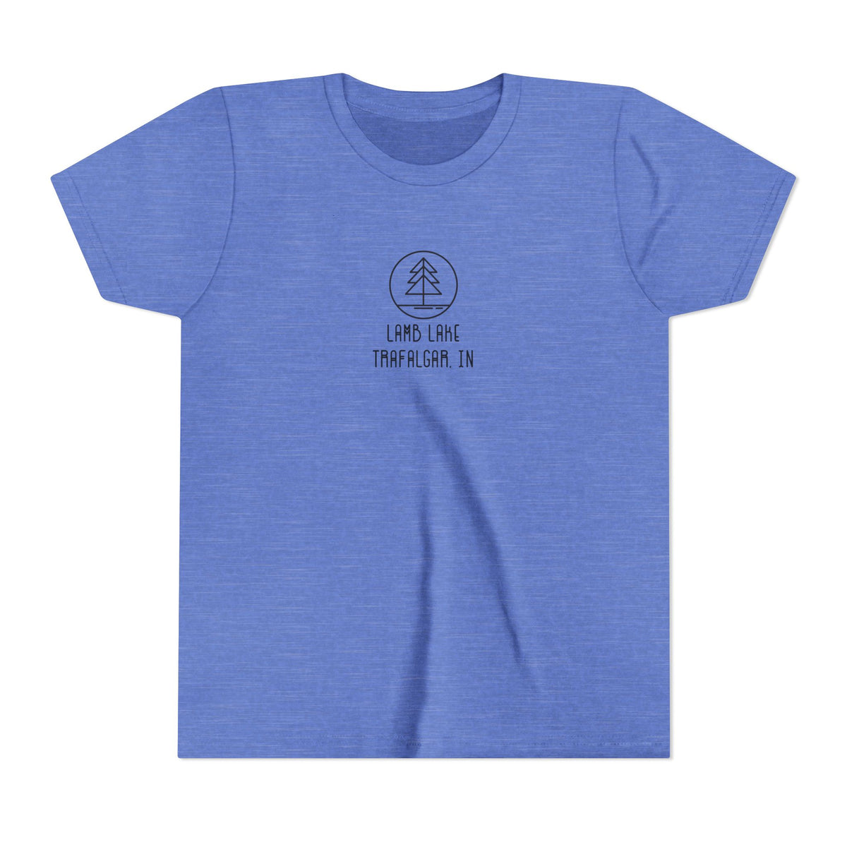 Youth Tee — 'Lamb Lake' Retro Camp Kids T-Shirt