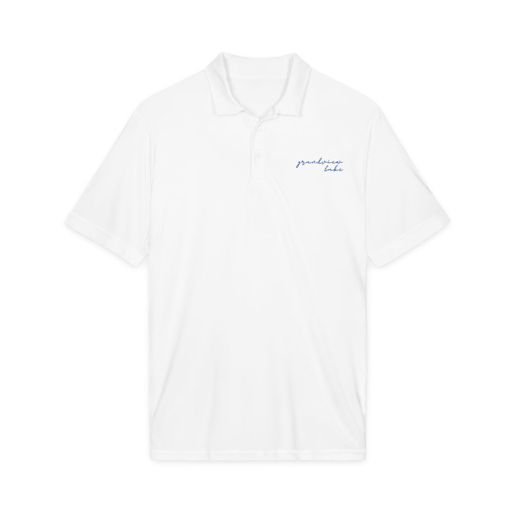 Embroidered 'Grandview Lake' Polo — Lightweight Performance Shirt