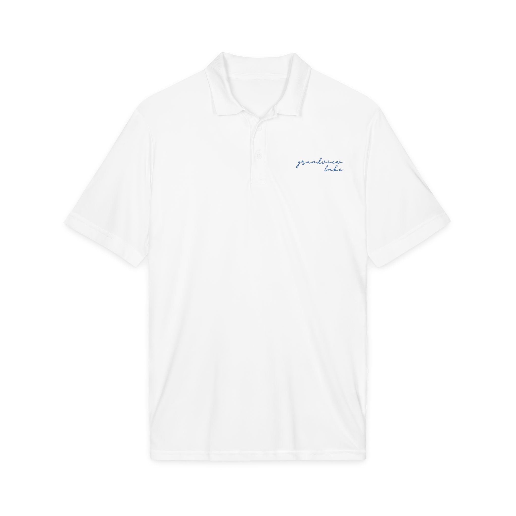 Embroidered 'Grandview Lake' Polo — Lightweight Performance Shirt