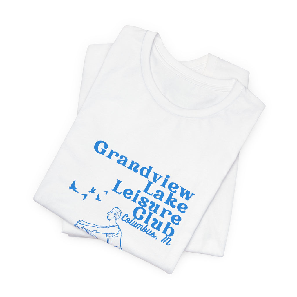Kayak Tee – "Grandview Lake Leisure Club" Vintage Boating T-Shirt