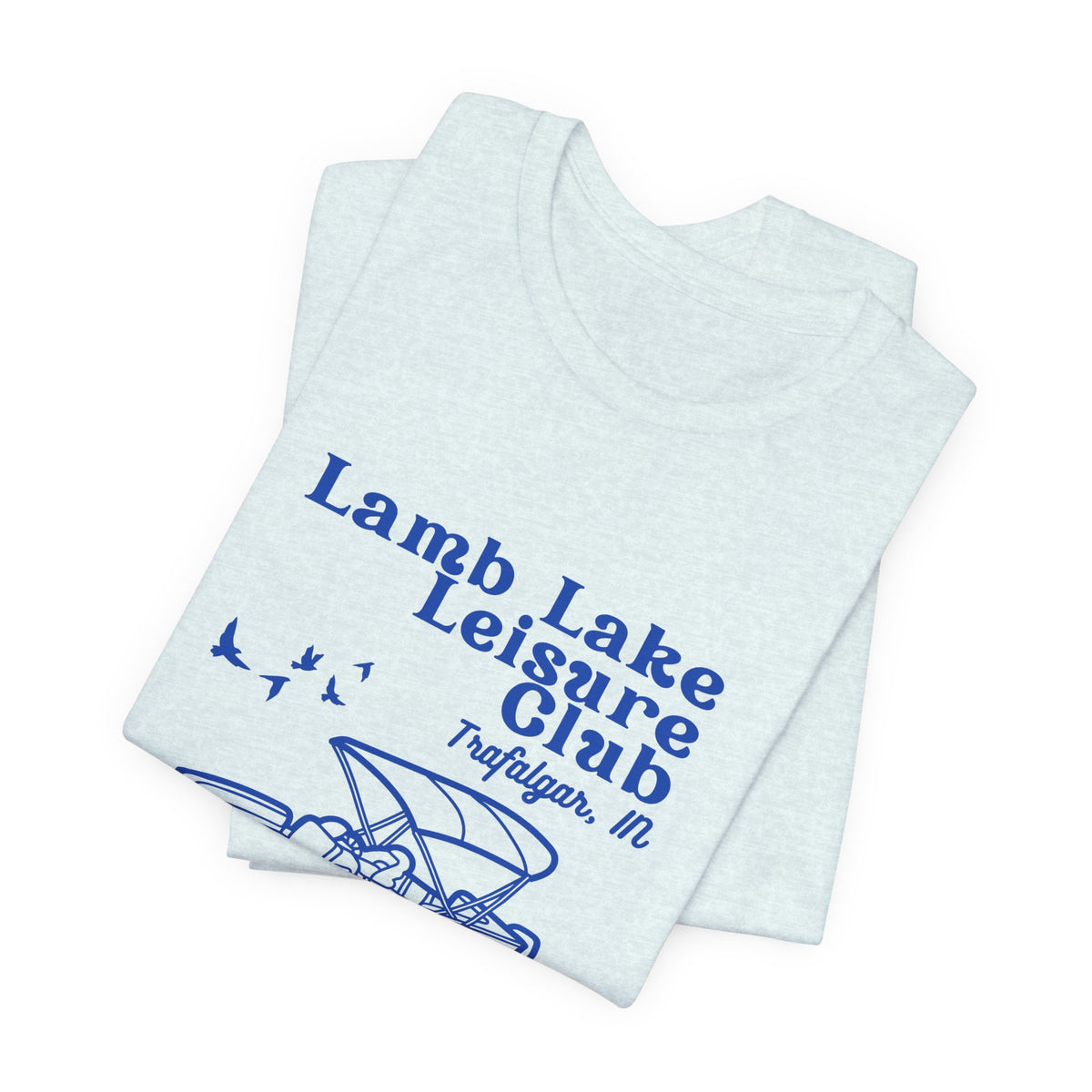 Pontoon Tee – "Lamb Lake Leisure Club" Vintage Boating T-Shirt