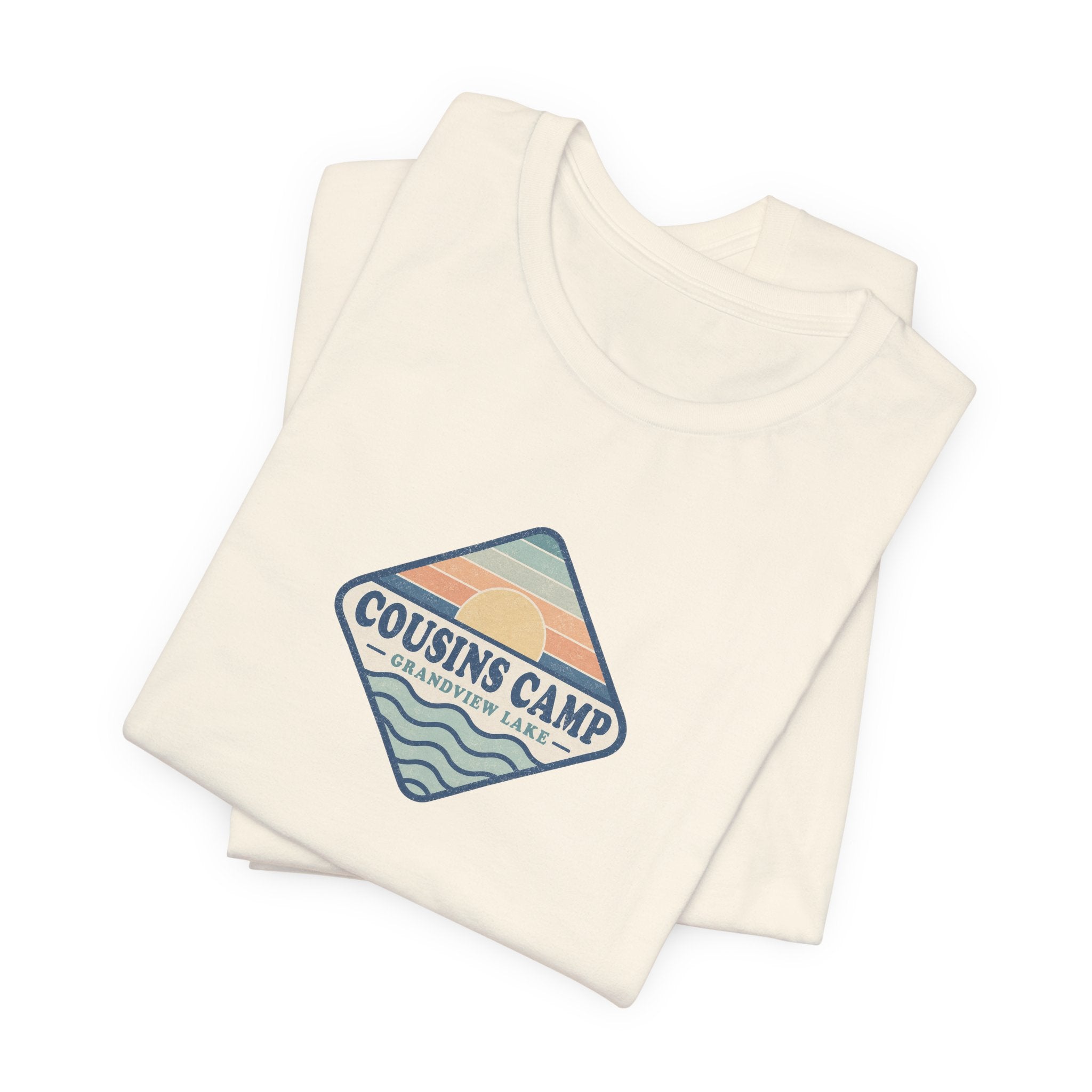 Camp Staff T-Shirt — 'Cousins Camp' Vintage Lake Tee