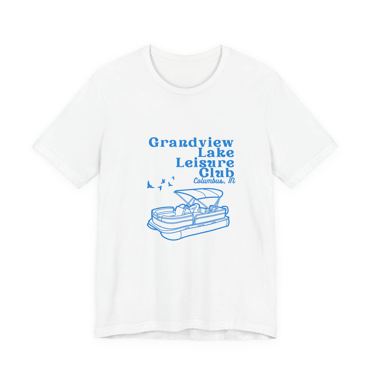 Pontoon Tee – "Grandview Lake Leisure Club" Vintage Boating T-Shirt