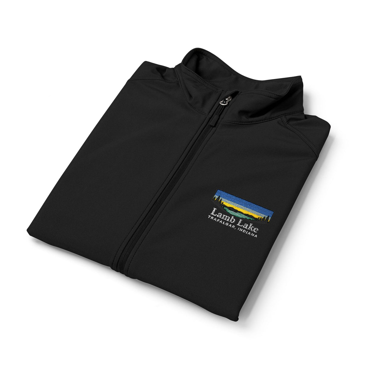 Men's Soft Shell Vest — Lamb Lake Logo Chest