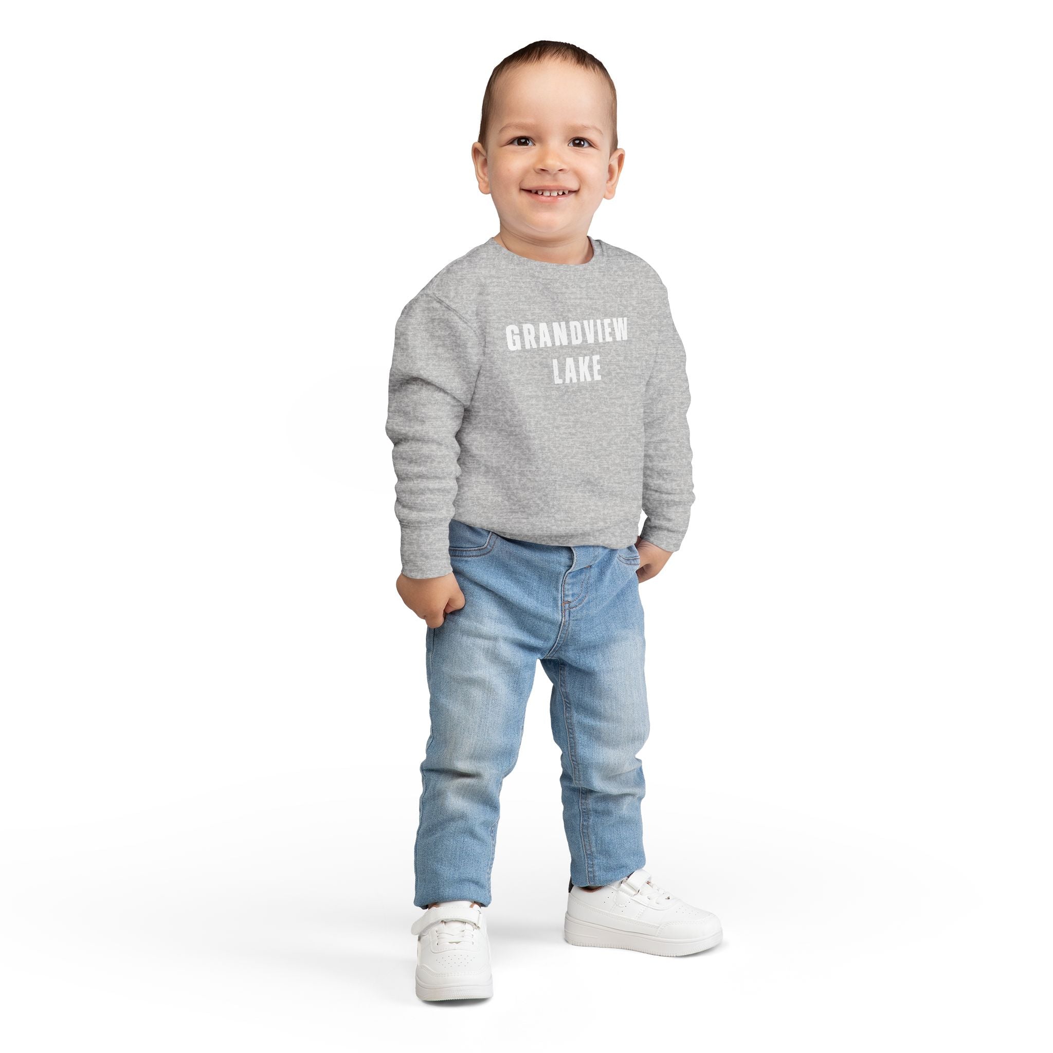 Toddler Sweatshirt - "PRINCE'S LAKES" Retro Camp Logo Kids Pullover