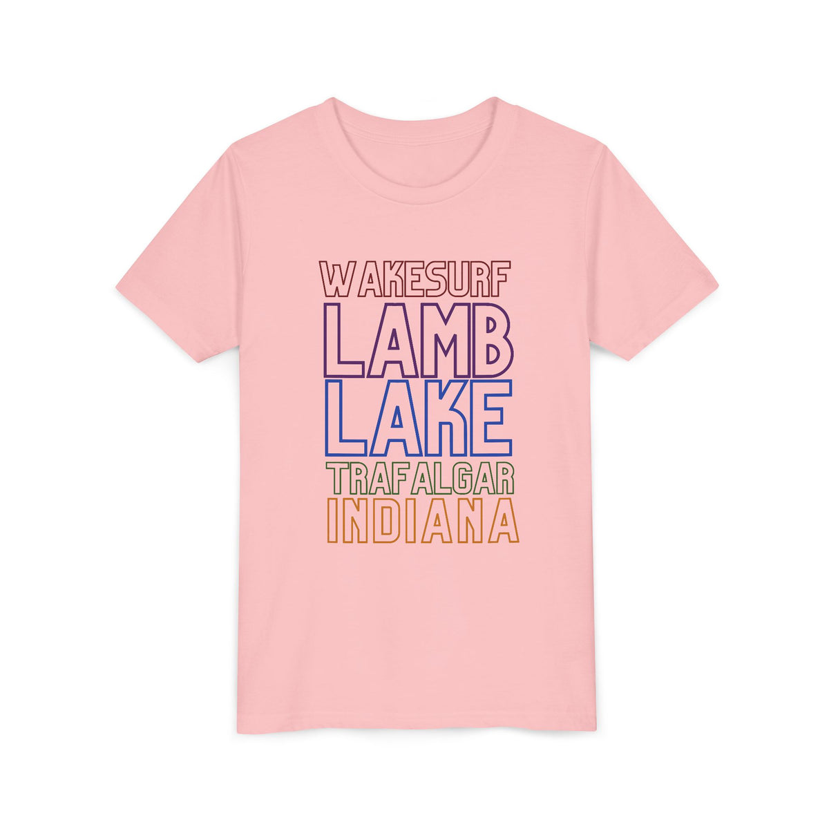 Youth Tee - Lamb Lake Columbus Indiana Wakesurf (Kids)
