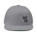 Flat Bill Cap — Minimal Embroidered "lamb lake" Logo Snapback