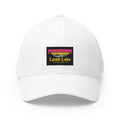 Lamb Lake Embroidered Cap — Scenic Lake Sunset Hat