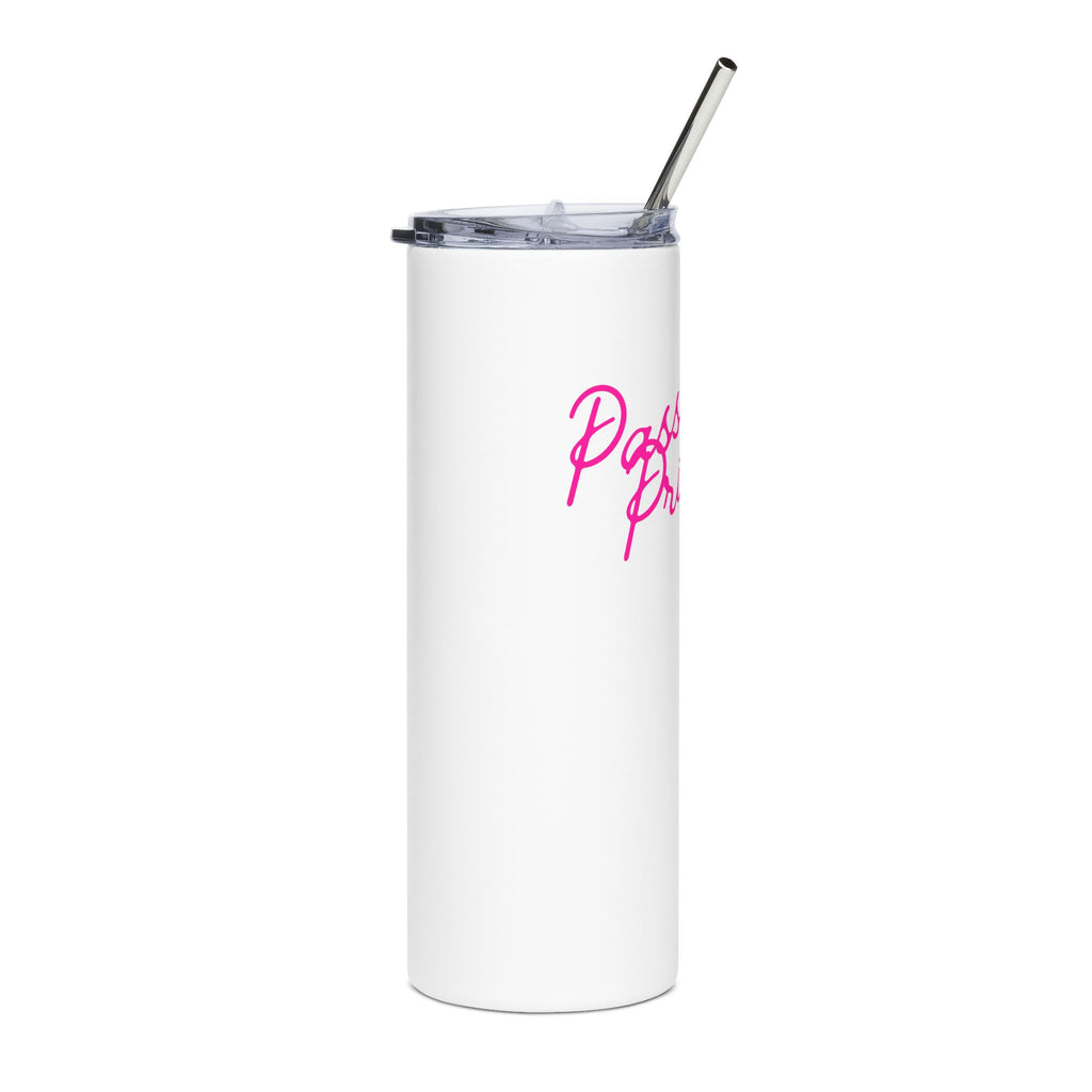 Passenger Princess 20oz Stainless Steel Tumbler — Pink Script Travel Cup
