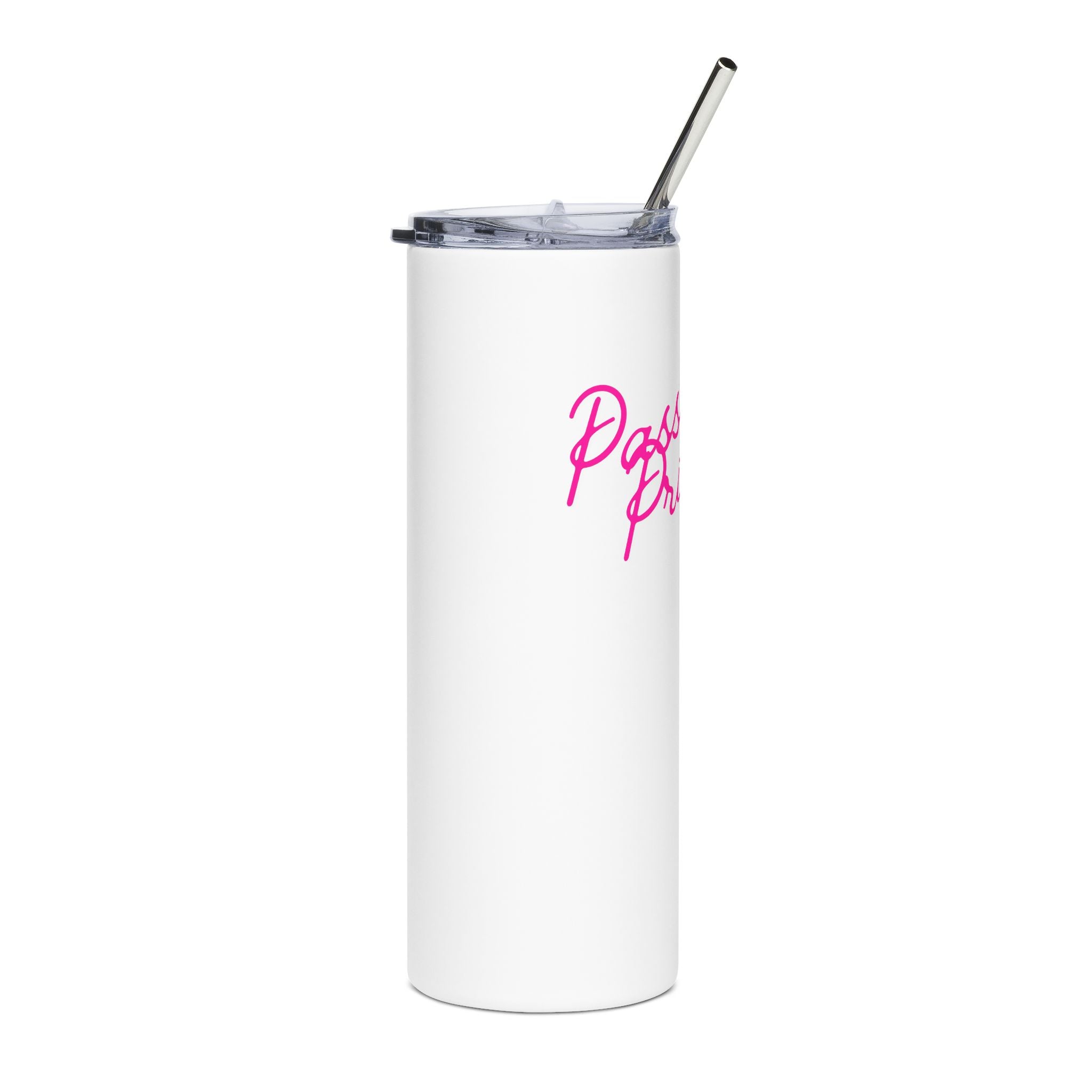 Passenger Princess 20oz Stainless Steel Tumbler — Pink Script Travel Cup