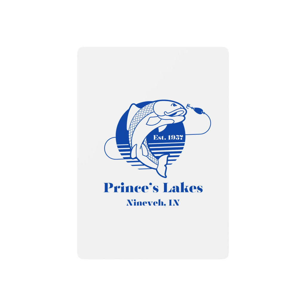 Poker Playing Cards — Prince's Lakes Vintage Fishing Design