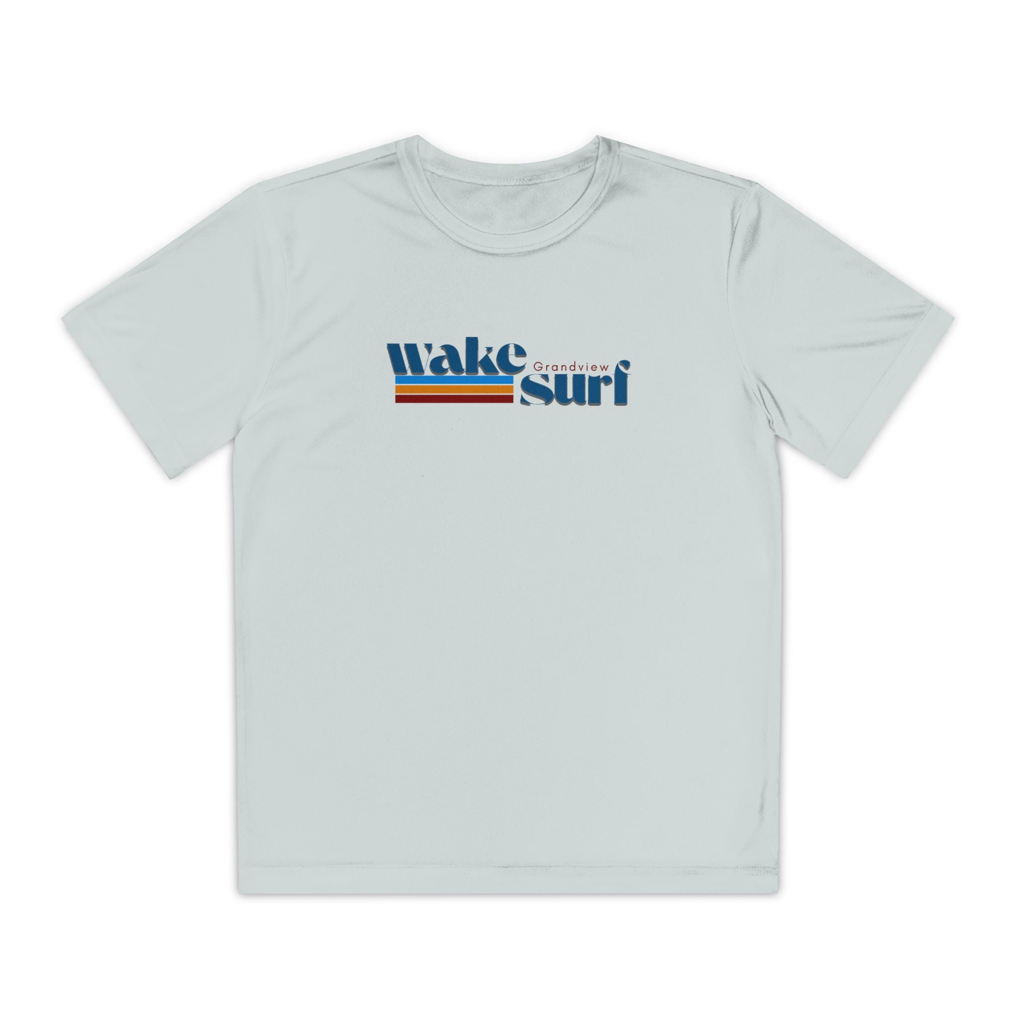 Youth Wake Surf Grandview Tee – Retro Striped Wake Surfing Shirt