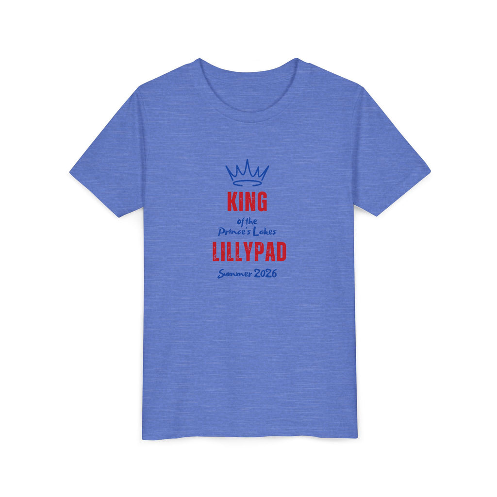 King of the Princess Lake Lillypad Youth Tee — Cute Summer 2026 Kids Shirt