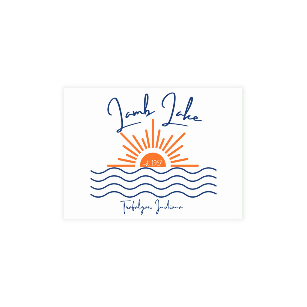 Postcard Bundles (envelopes not included) - Lamb Lake Script Sunset over Water