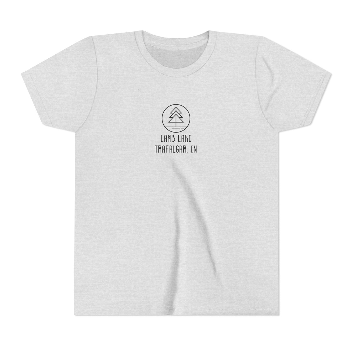 Youth Tee — 'Lamb Lake' Retro Camp Kids T-Shirt