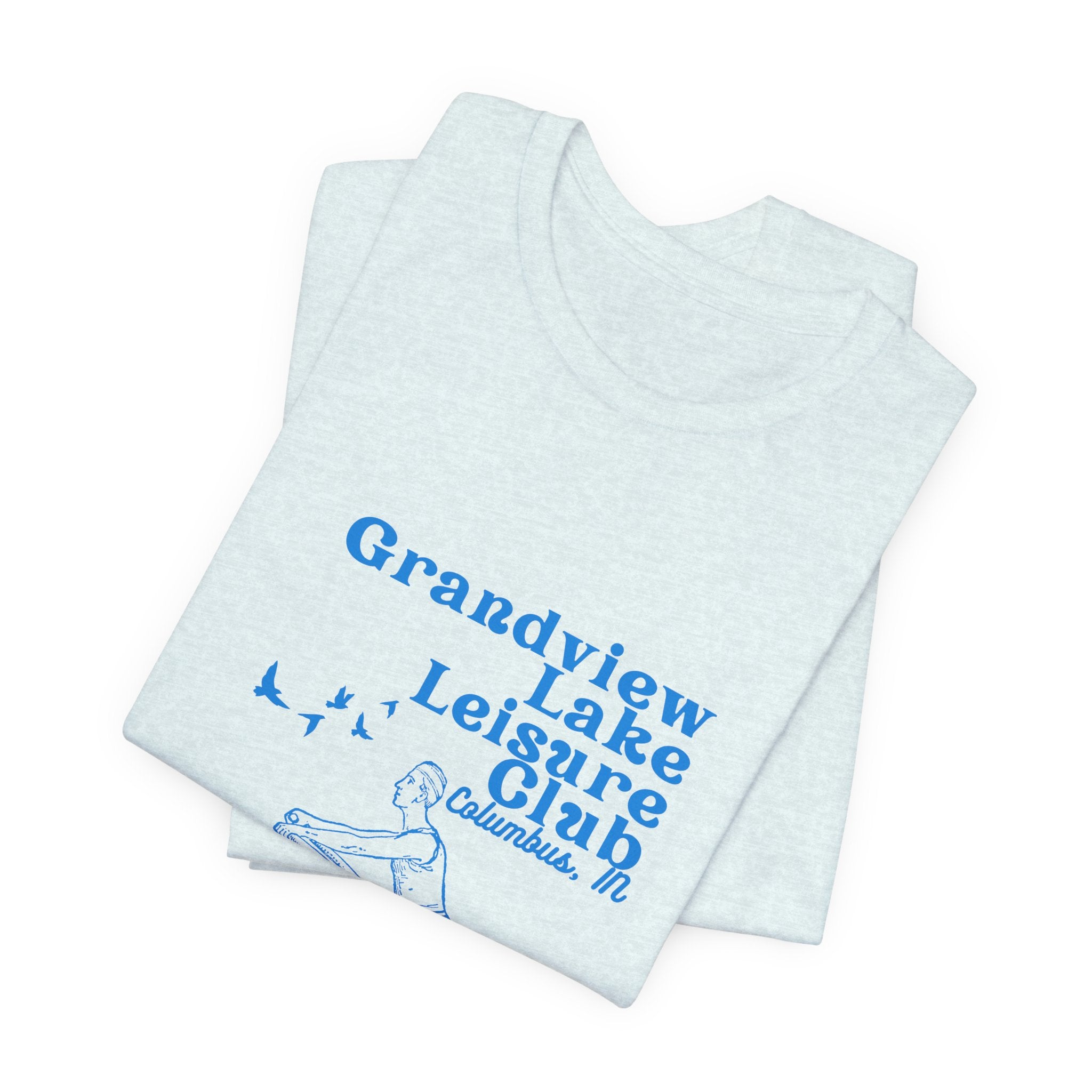Kayak Tee – "Grandview Lake Leisure Club" Vintage Boating T-Shirt