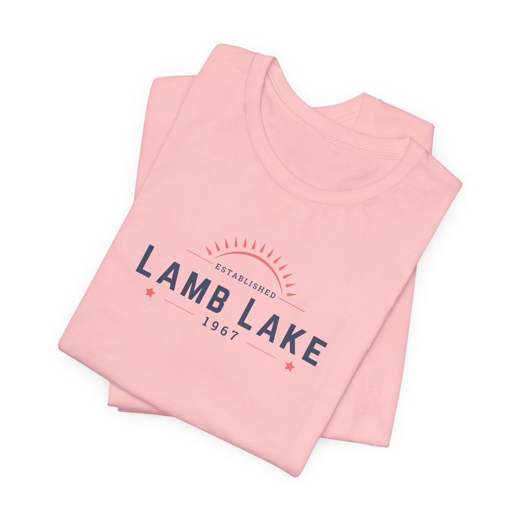 Lamb Lake Tee – Retro Lakeside Graphic T-Shirt