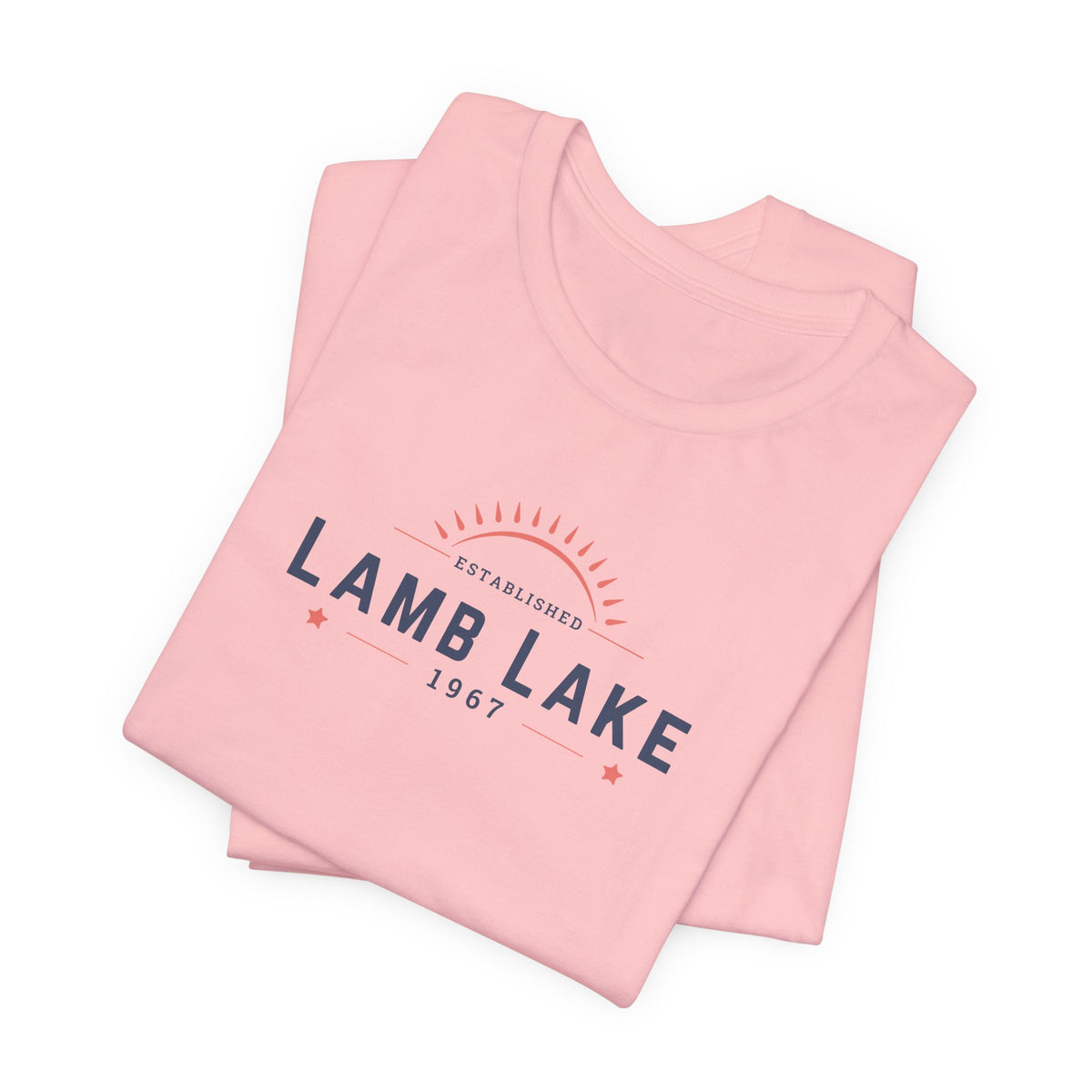 Lamb Lake Tee – Retro Lakeside Graphic T-Shirt