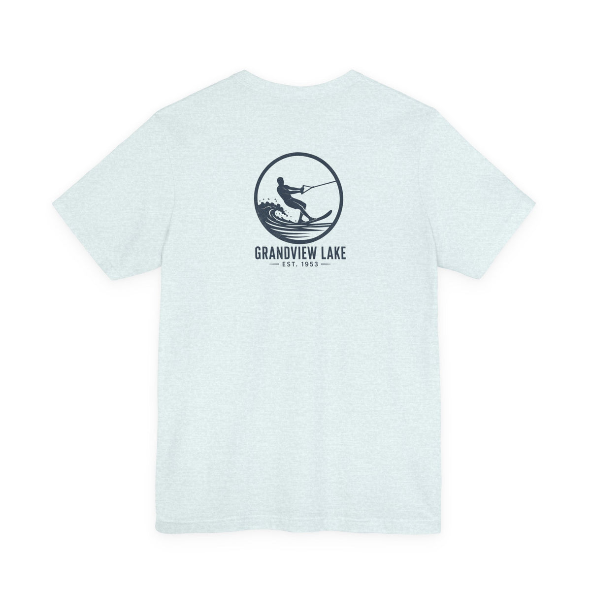 Grandview Lake Waterski Tee — Back Graphic Lake Shirt