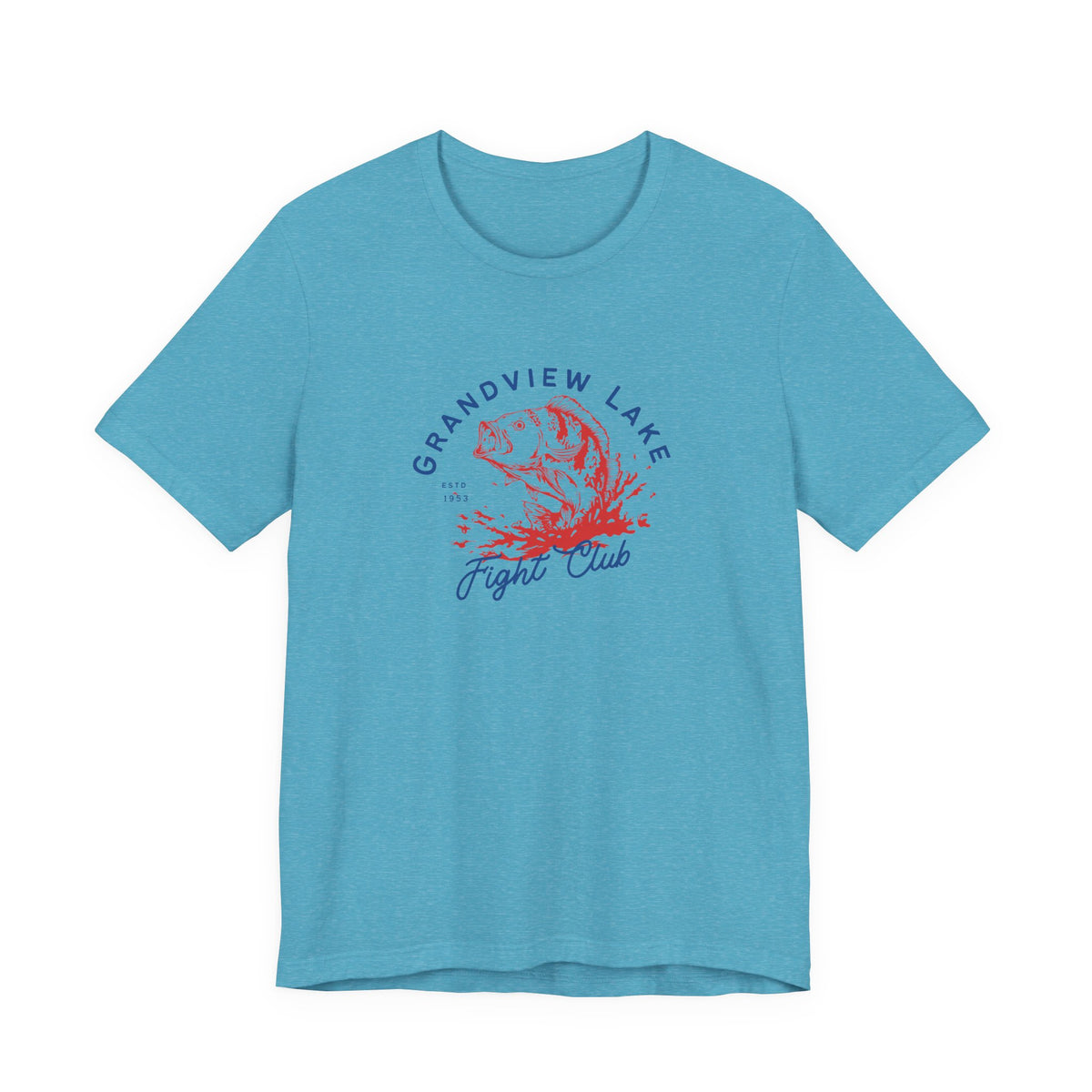 Grandview Lake Fight Club Fishing T-Shirt