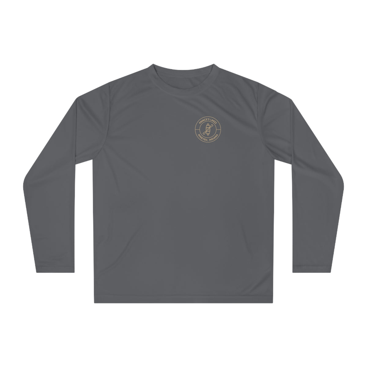 Performance Long Sleeve Shirt — Kayak Prince's Lakes Logo