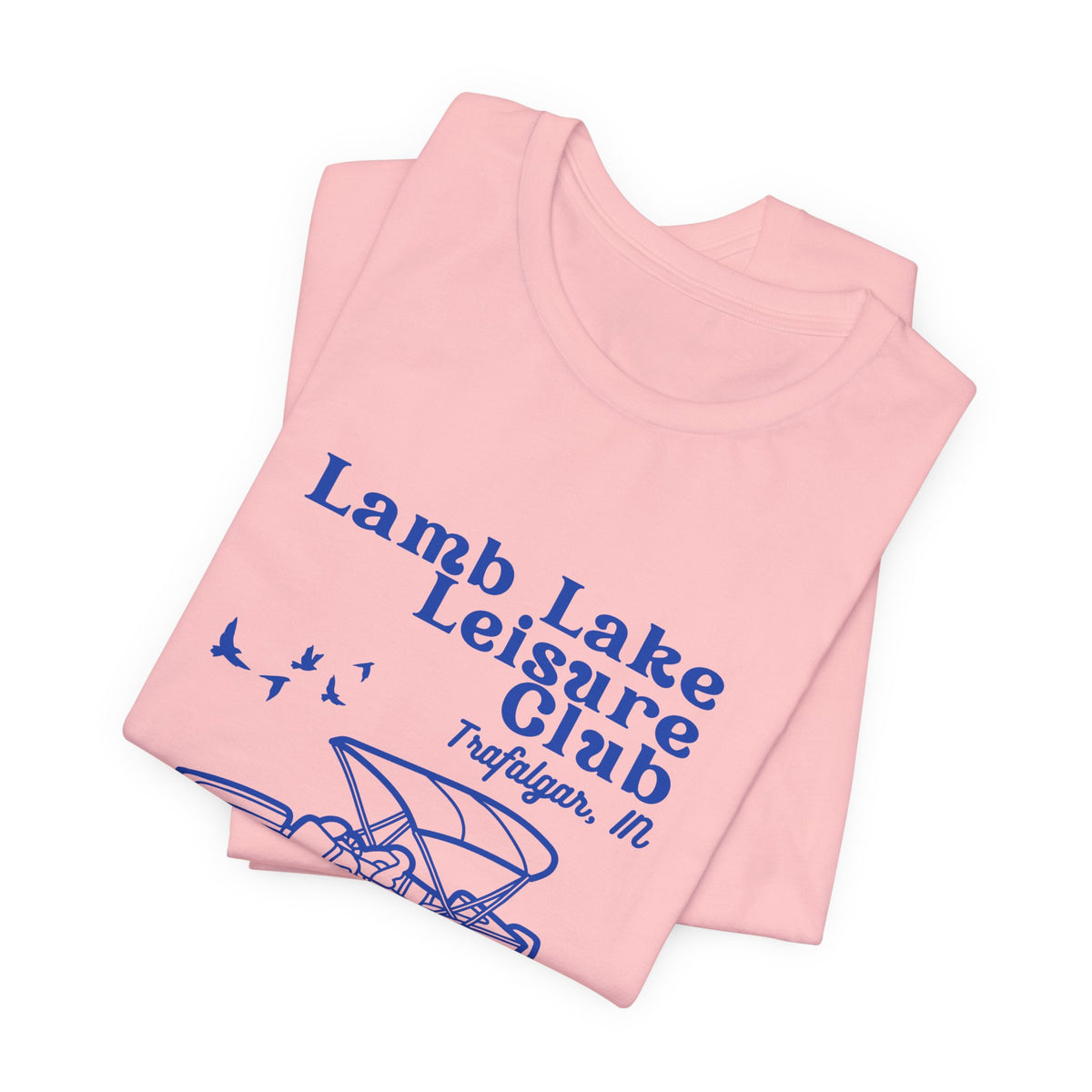 Pontoon Tee – "Lamb Lake Leisure Club" Vintage Boating T-Shirt