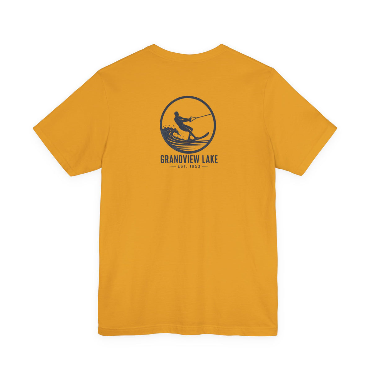 Grandview Lake Waterski Tee — Back Graphic Lake Shirt