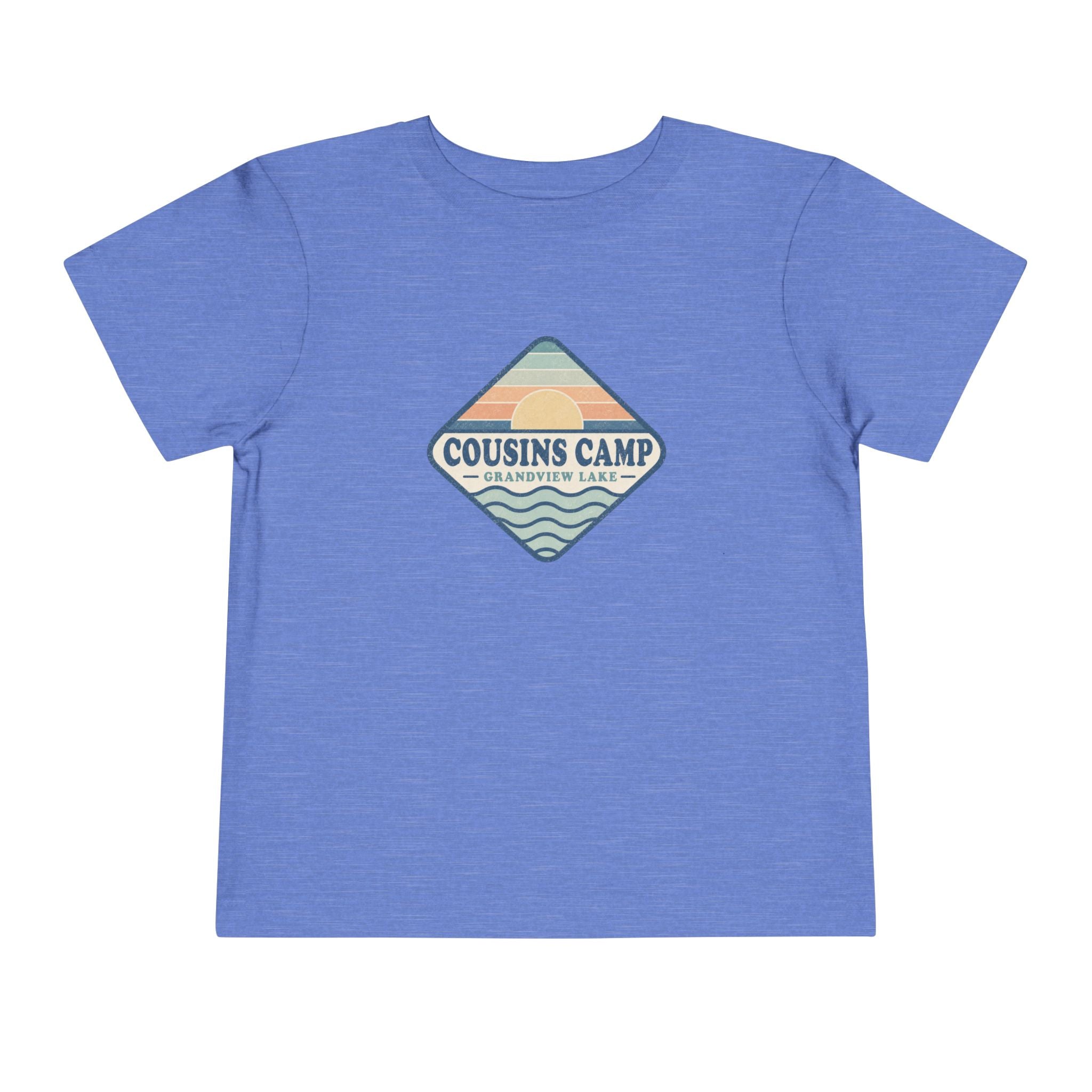 Cousins Camp Toddler Tee — Retro Lakeside Summer Camp Shirt