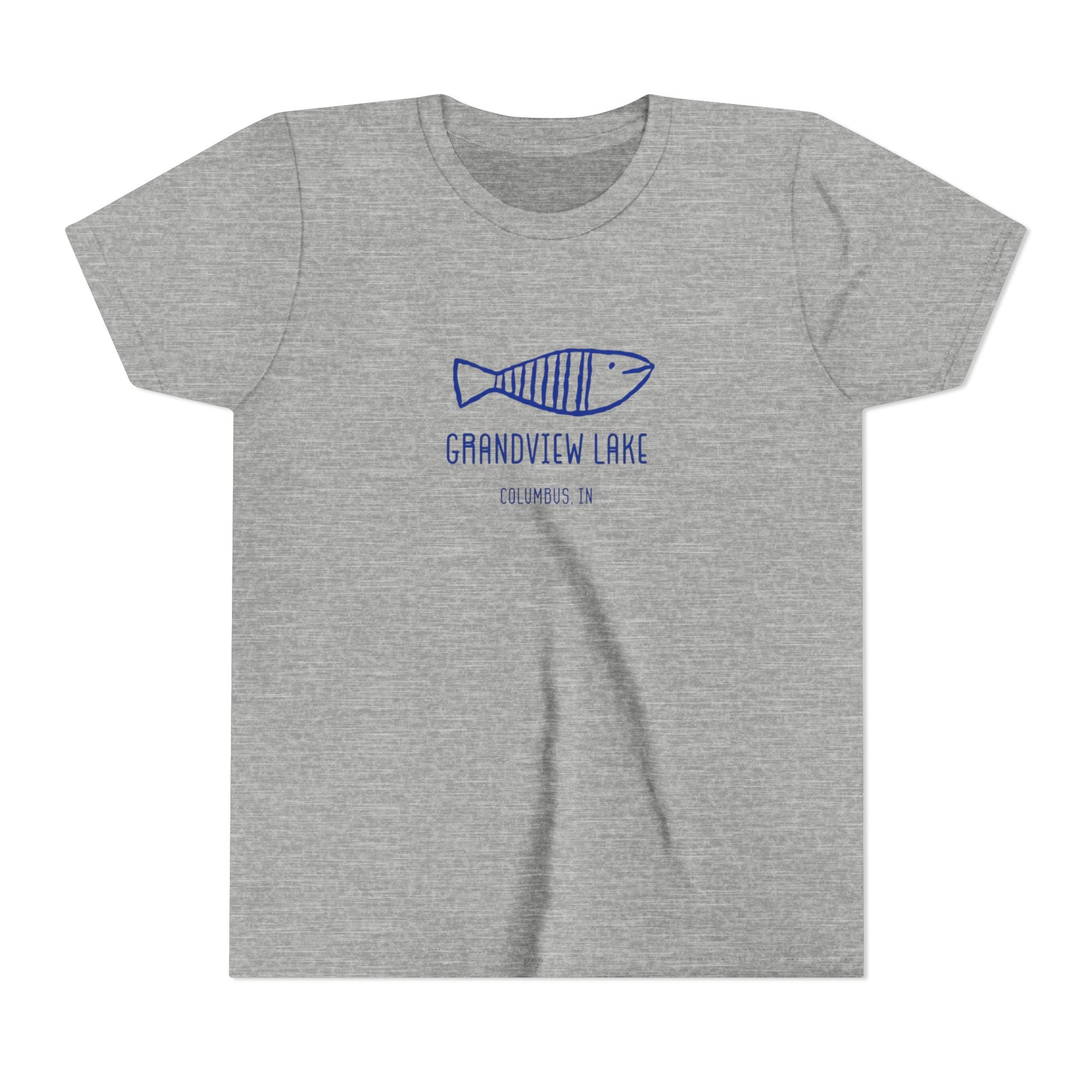 Youth Tee — 'Grandview Lake' Retro Fish Kids T-Shirt