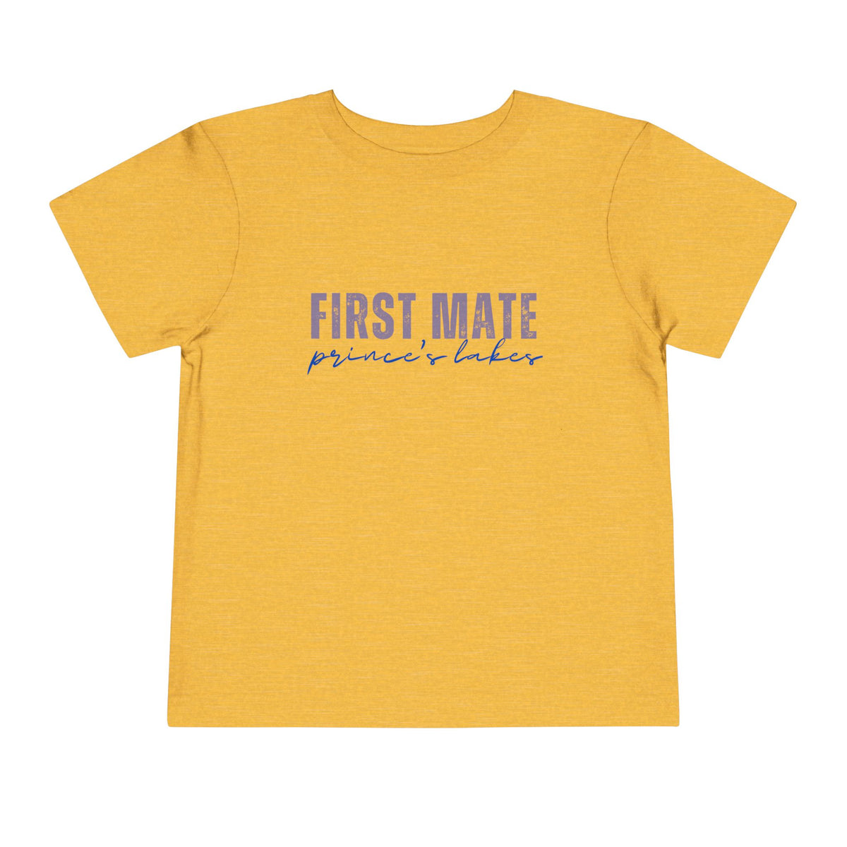 First Mate Toddler Tee — 'First Mate, Prince's Lakes' Nautical Shirt