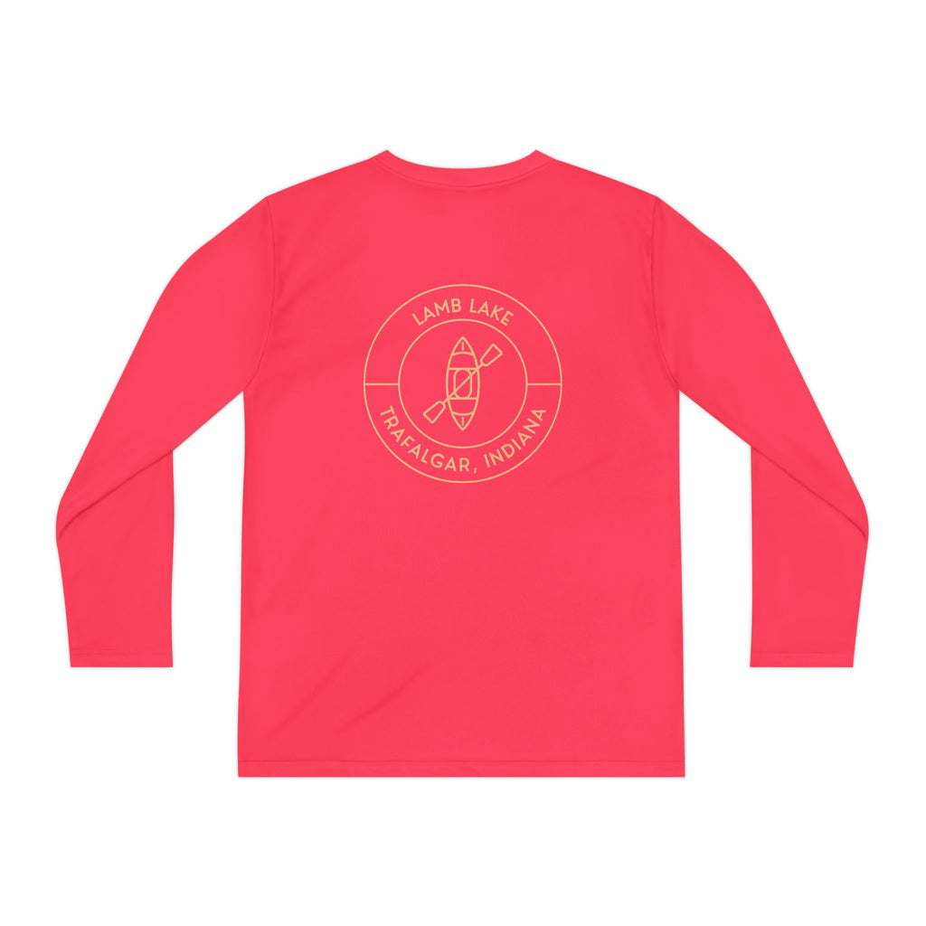 Youth Long Sleeve Tee - Lamb Lake Kayak Logo