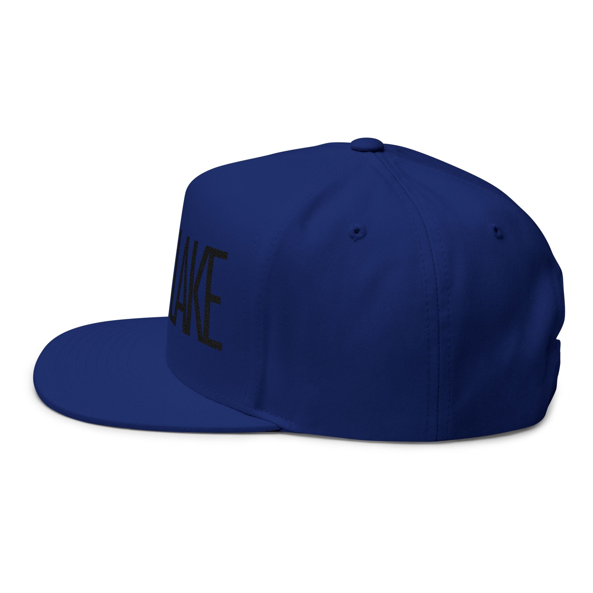 LAMB LAKE Embroidered Flat Bill Cap