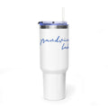 40oz Vacuum Tumbler — 'Grandview Lake' Script Insulated Travel Mug