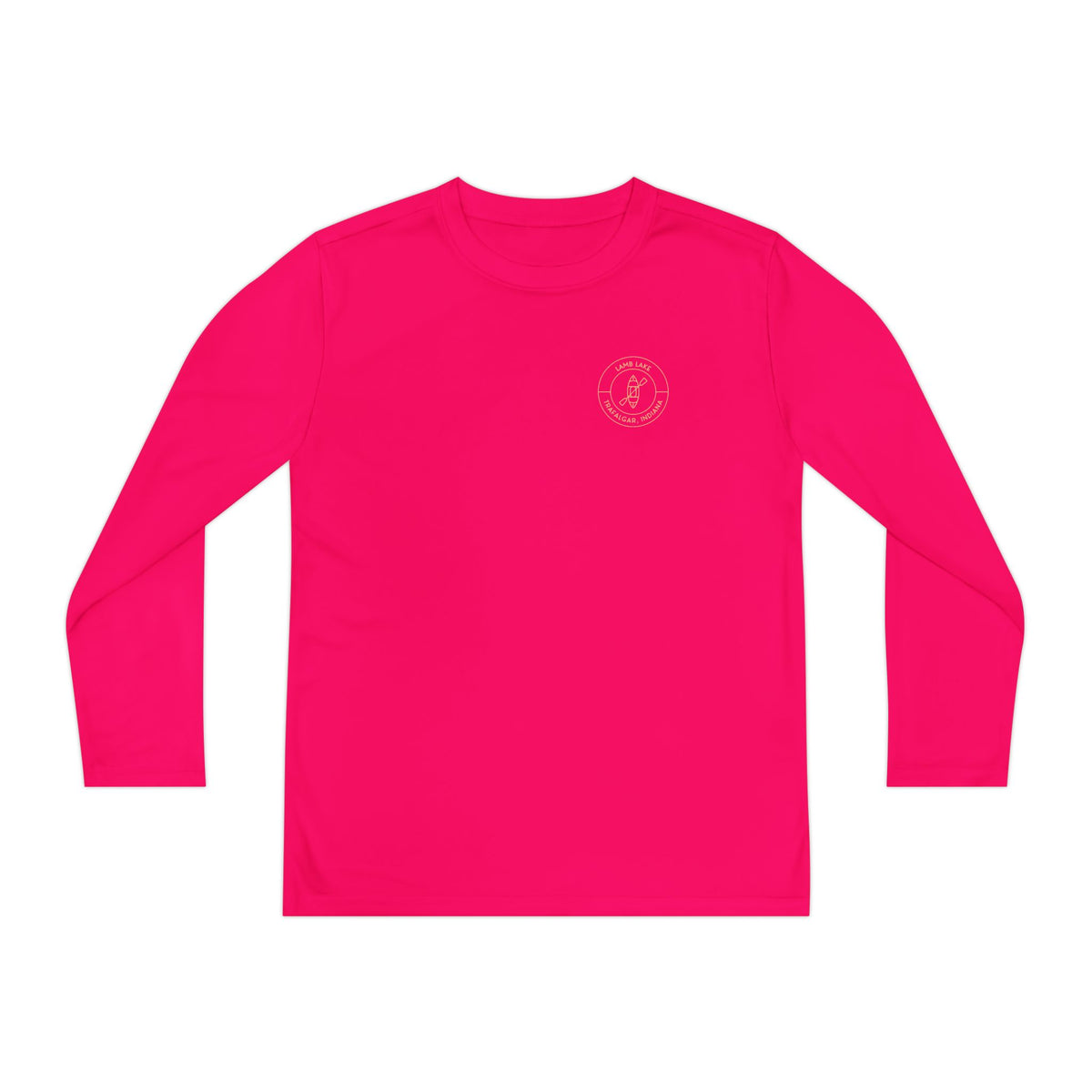 Youth Long Sleeve Tee - Lamb Lake Kayak Logo