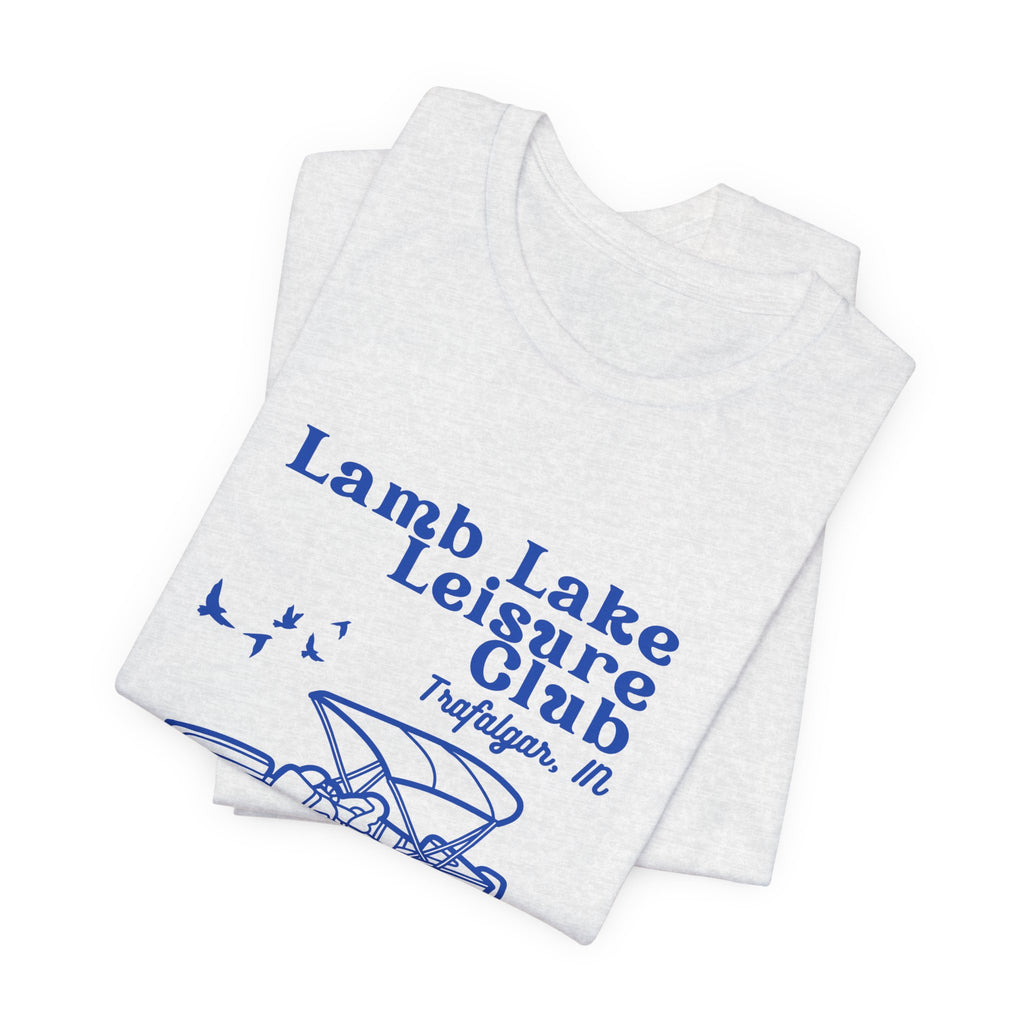 Pontoon Tee – "Lamb Lake Leisure Club" Vintage Boating T-Shirt