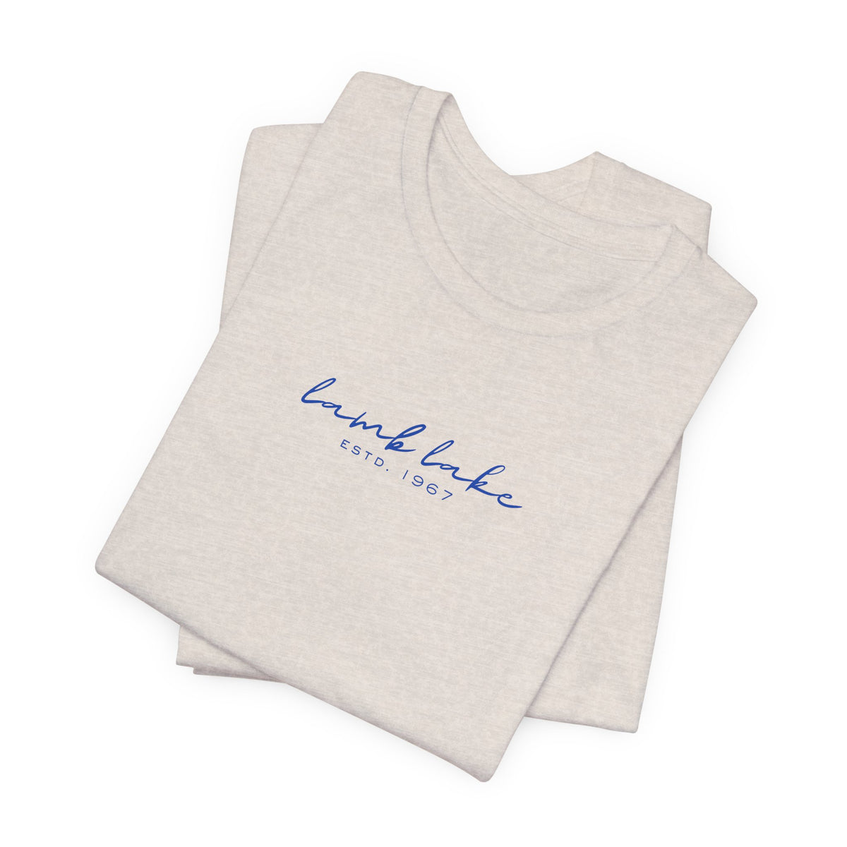 'lamb lake" Unisex Jersey Short Sleeve Tee