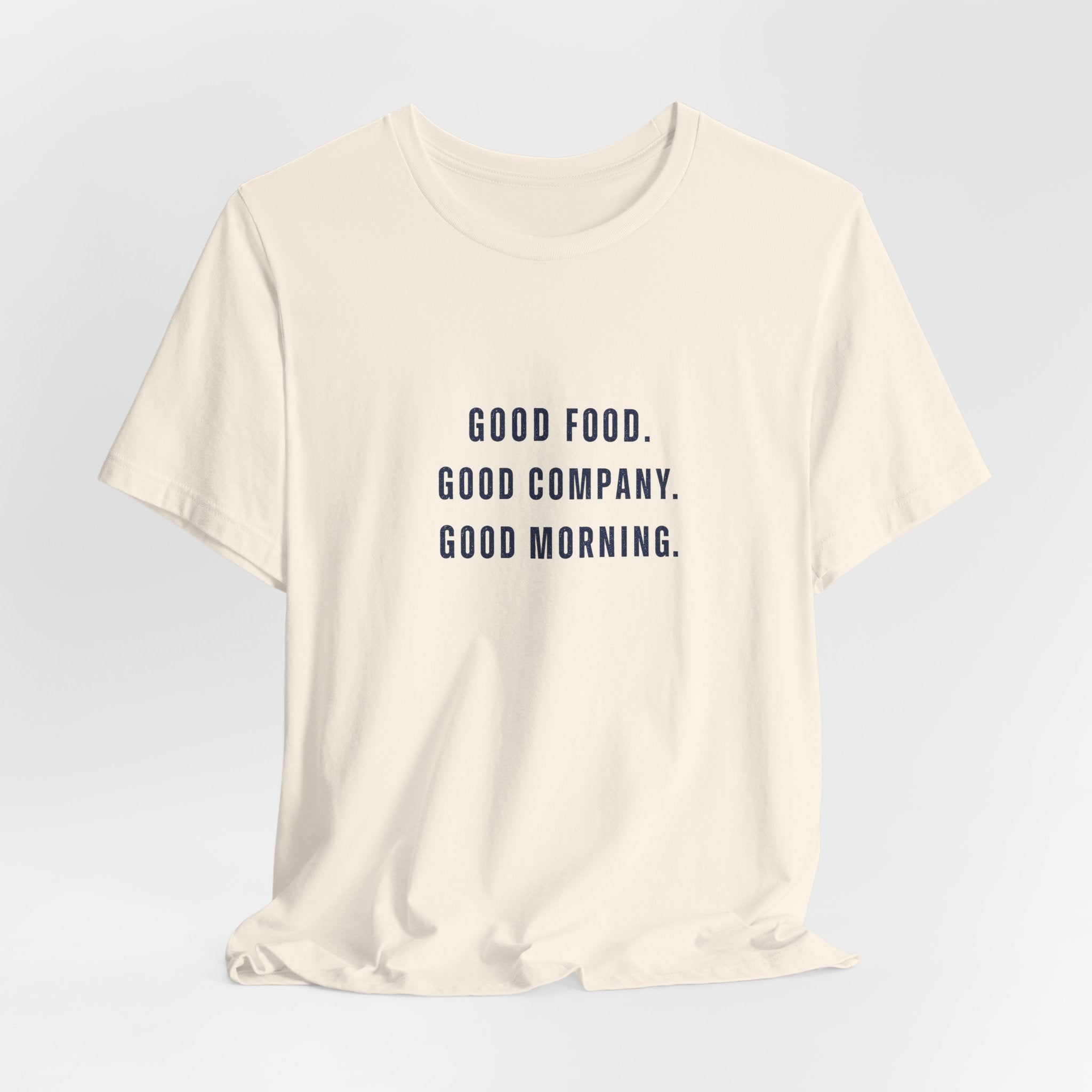Breakfast Club Lake T‑Shirt — "Good Food. Good Company. Good Morning."