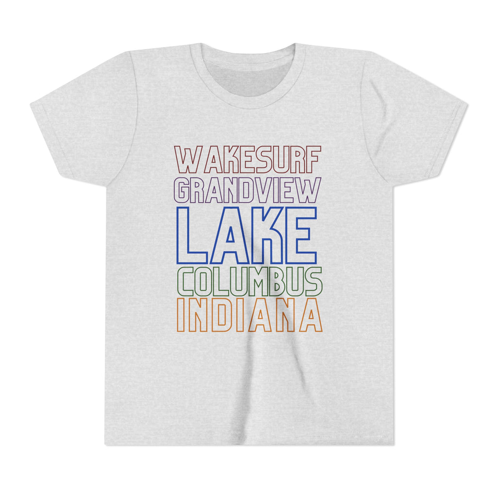Youth Tee - Grandview Lake Columbus Indiana Wakesurf (Kids)