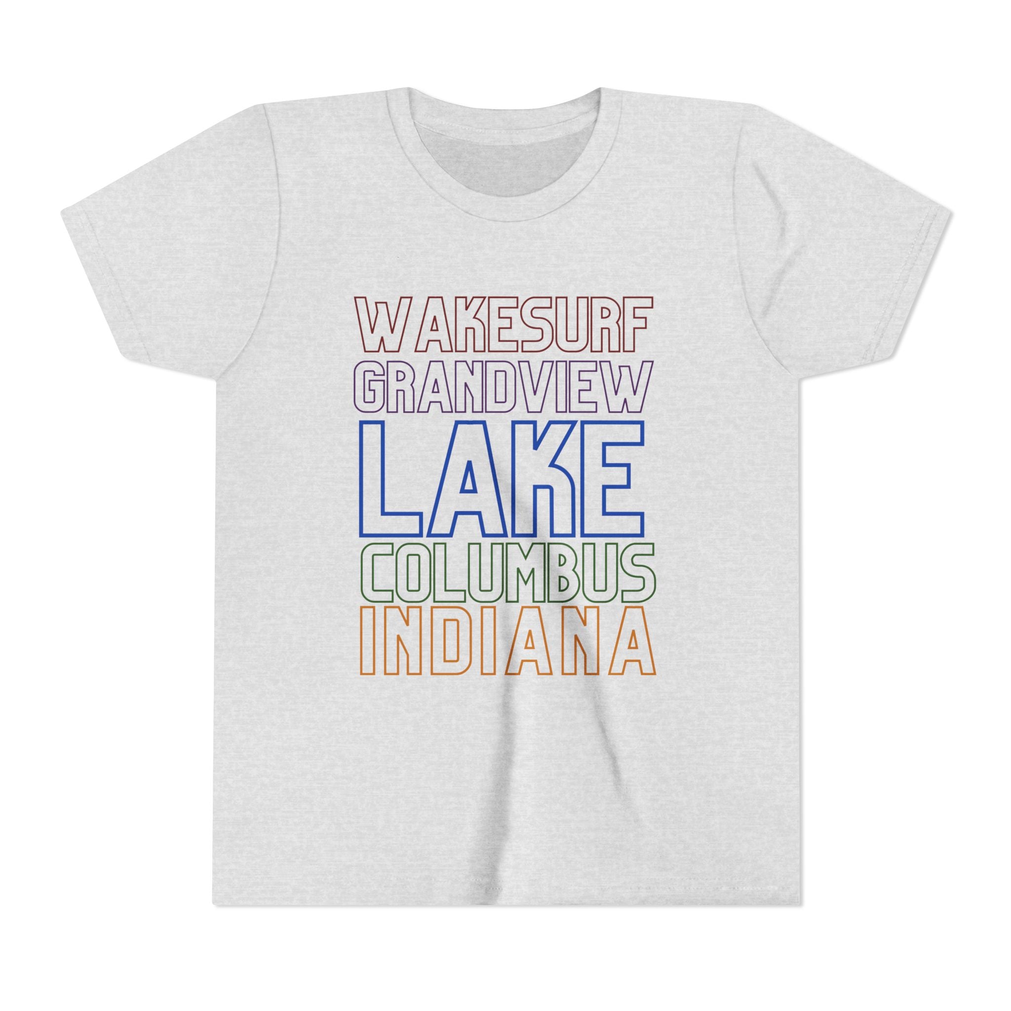 Youth Tee - Grandview Lake Columbus Indiana Wakesurf (Kids)