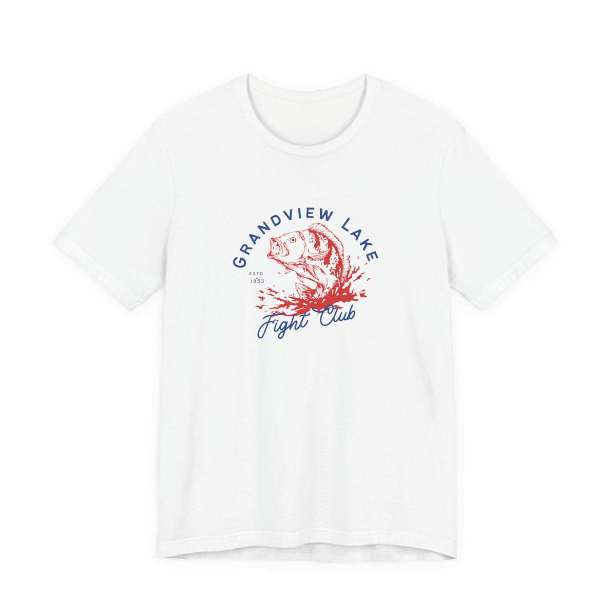 Grandview Lake Fight Club Fishing T-Shirt