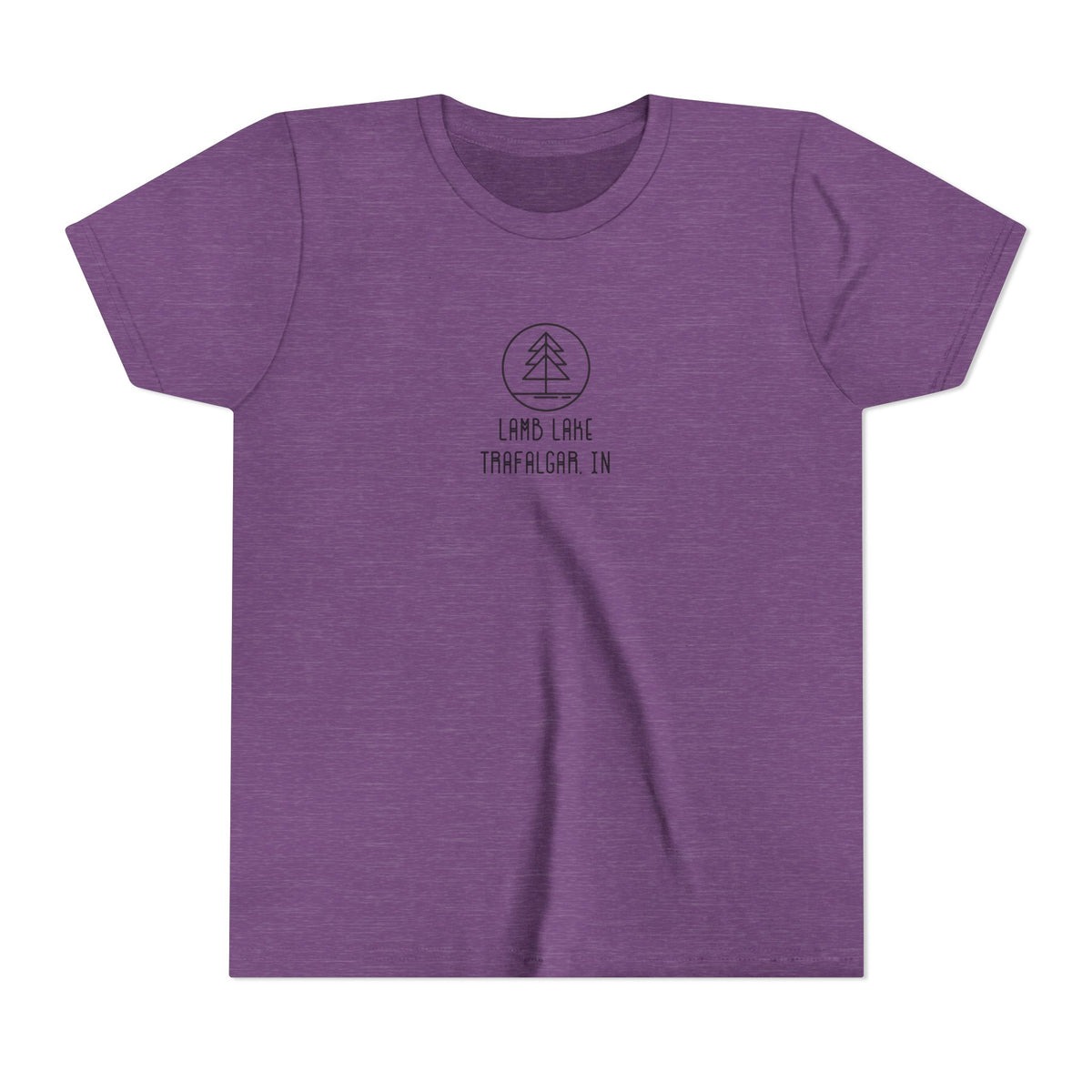Youth Tee — 'Lamb Lake' Retro Camp Kids T-Shirt