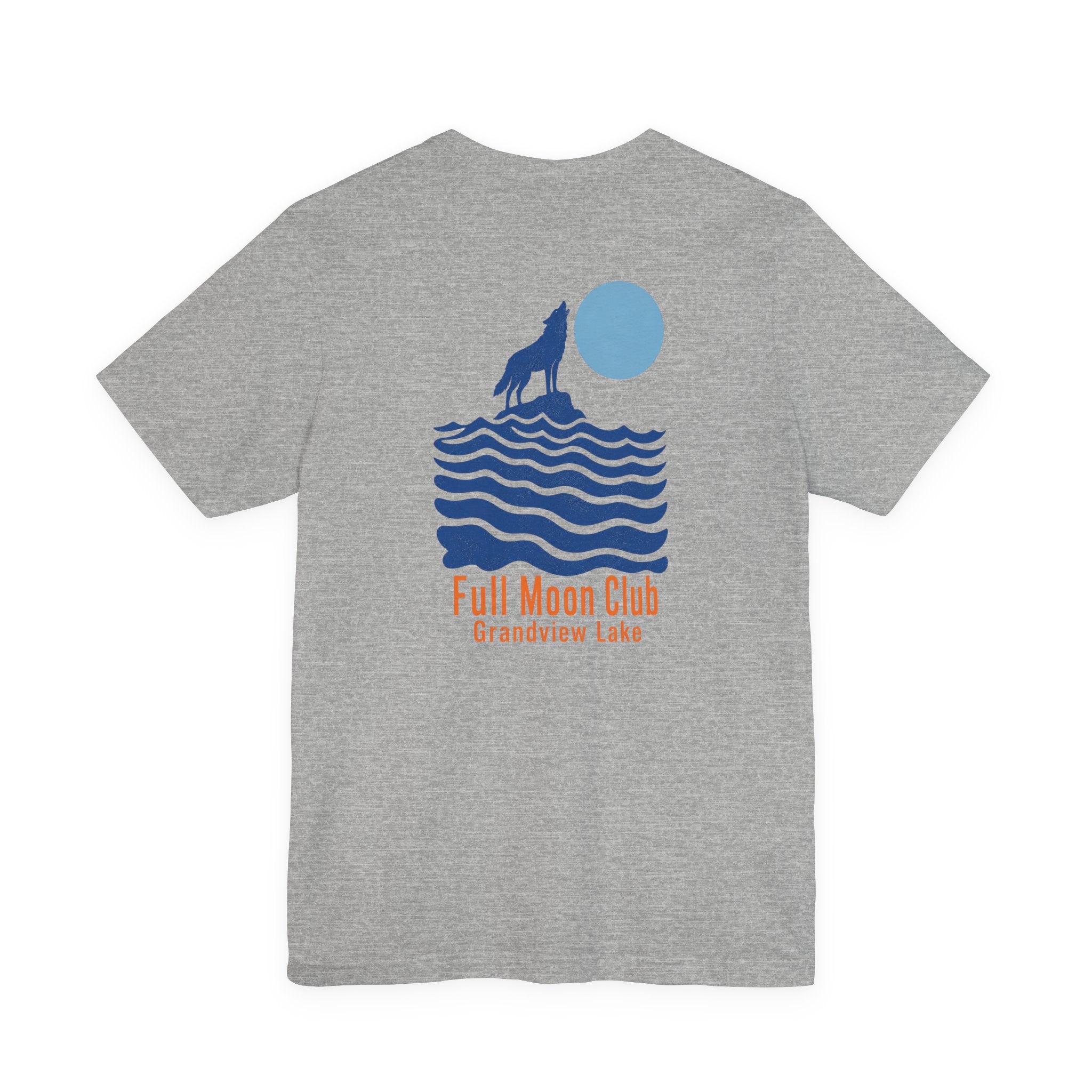 Grandview Full Moon Club Lake T-Shirt — Wolf Moon Graphic Tee