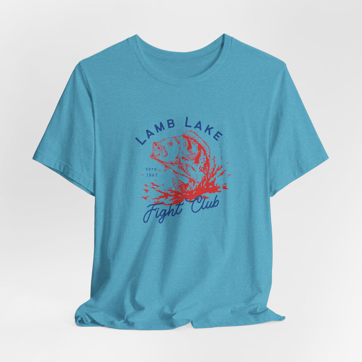 Lamb Lake Fight Club Fishing T-Shirt