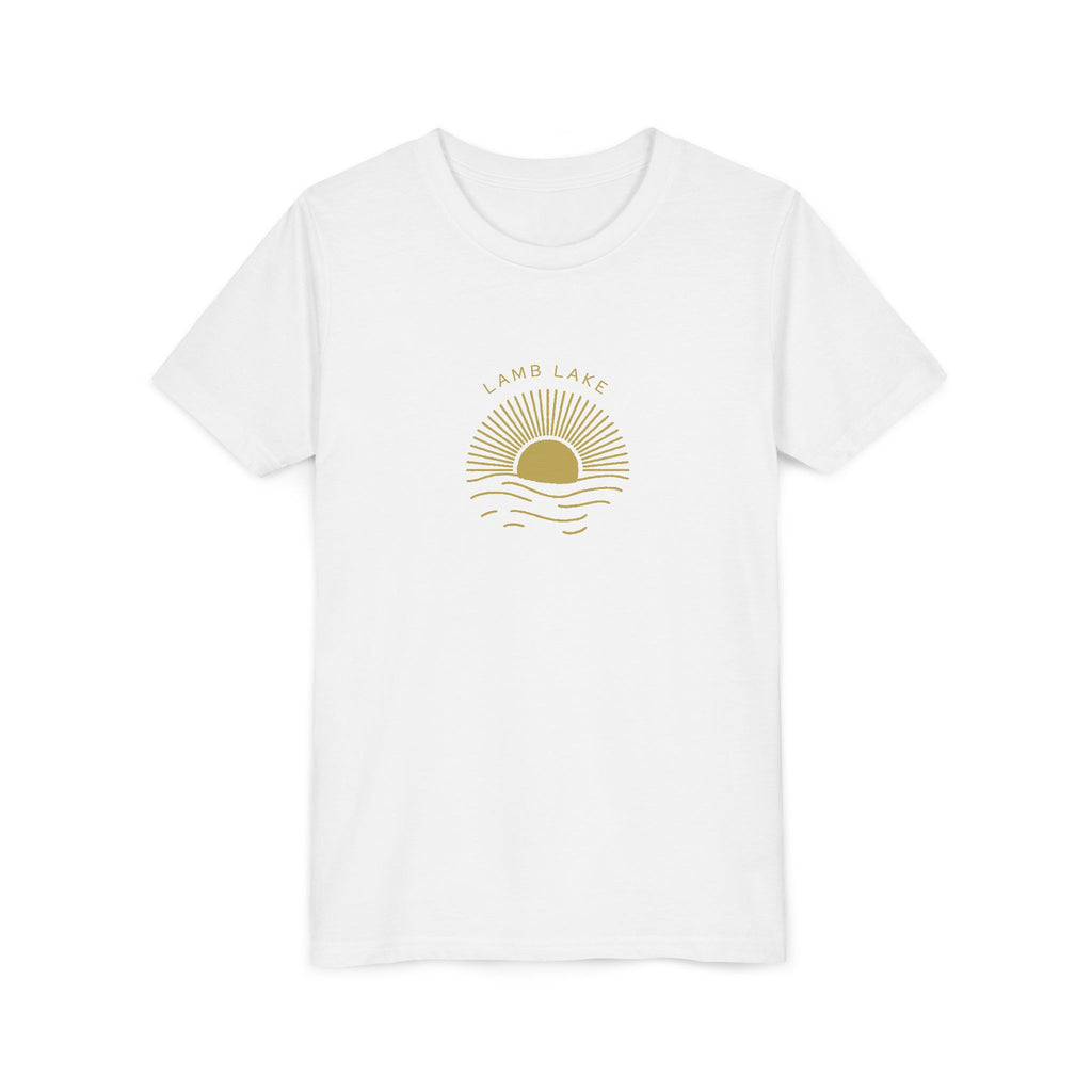 Youth Tee — 'Lamb Lake' Golden Hour Sunset Kids T-Shirt
