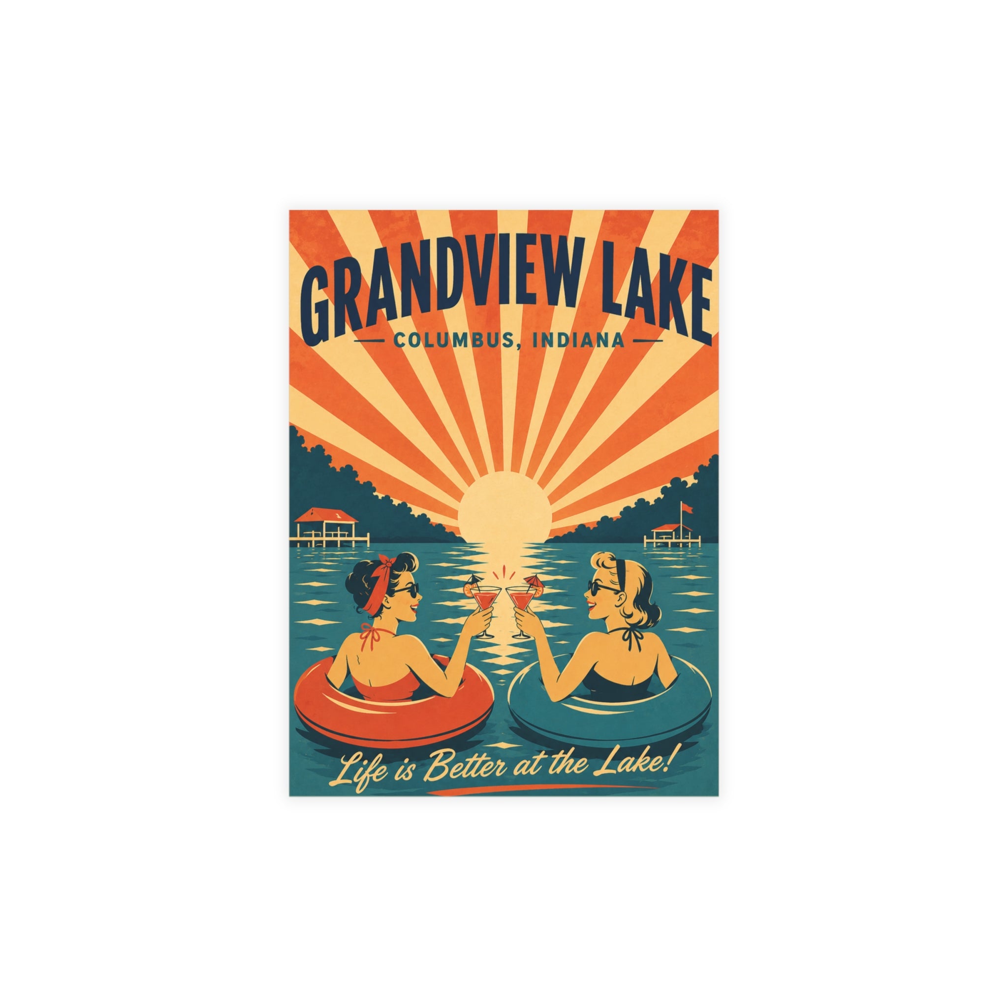 Postcard Bundles (envelopes included) Grandview Lake Girls Day Invitations, Thank You Cards, Lake Day