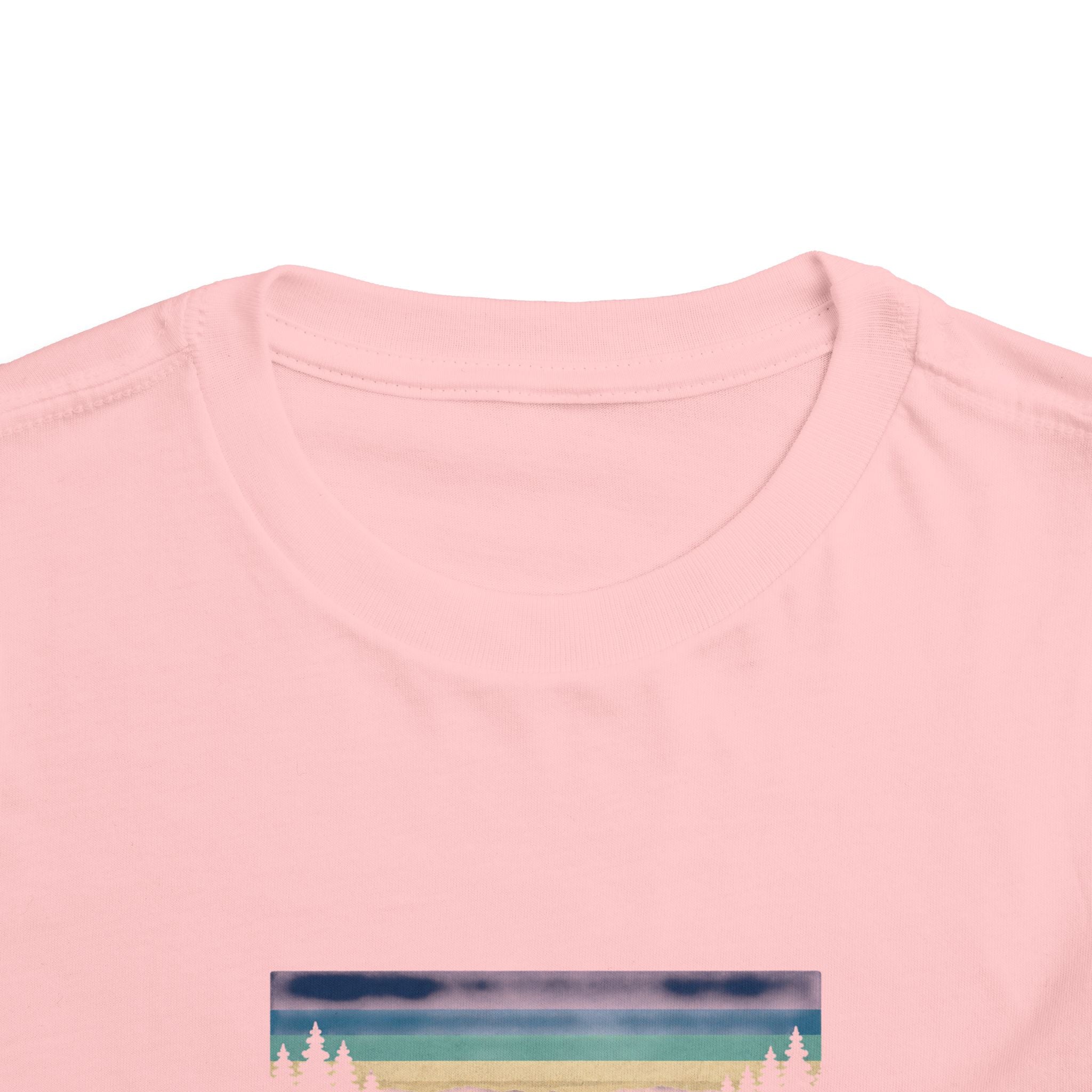 Toddler Tee - "Prince's Lakes" Retro Sunset Graphic