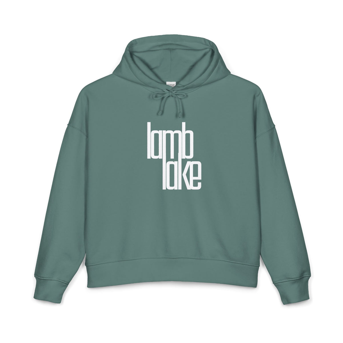 Lamb Lake Organic Women's Hoodie — 'lamb lake' Cozy Pullover