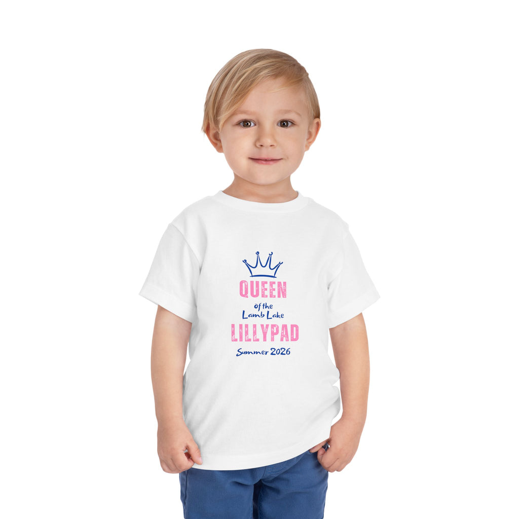 Toddler Tee — “Queen of the Lillypad” Lamb Lake Summer 2026