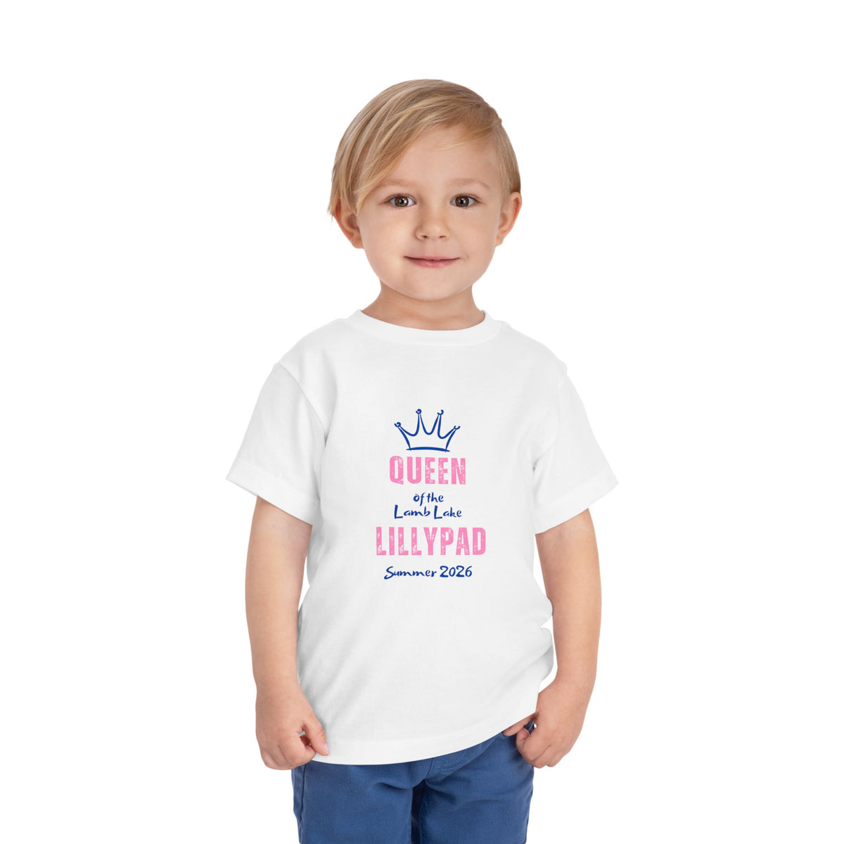 Toddler Tee — “Queen of the Lillypad” Lamb Lake Summer 2026